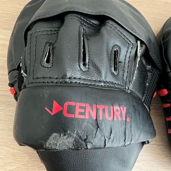 {Century} Neoprene Boxing Bag Gloves w/ Training Mitts - Picture 12 of 12